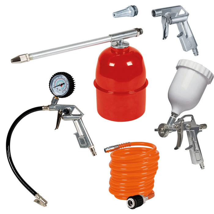 Kit para compresor 5 piezas marca Einhell