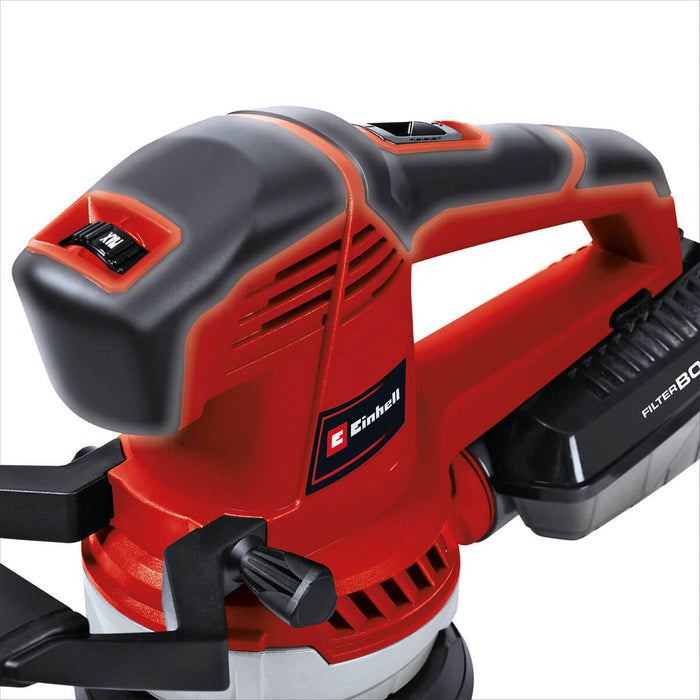 Lijadora rotorbital 5" 400 watts marca Einhell