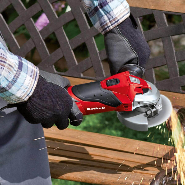 Taladro percutor 1/2" 650 watts vvr + Minipulidora 5" 850 watts 11.000 rpm marca Einhell