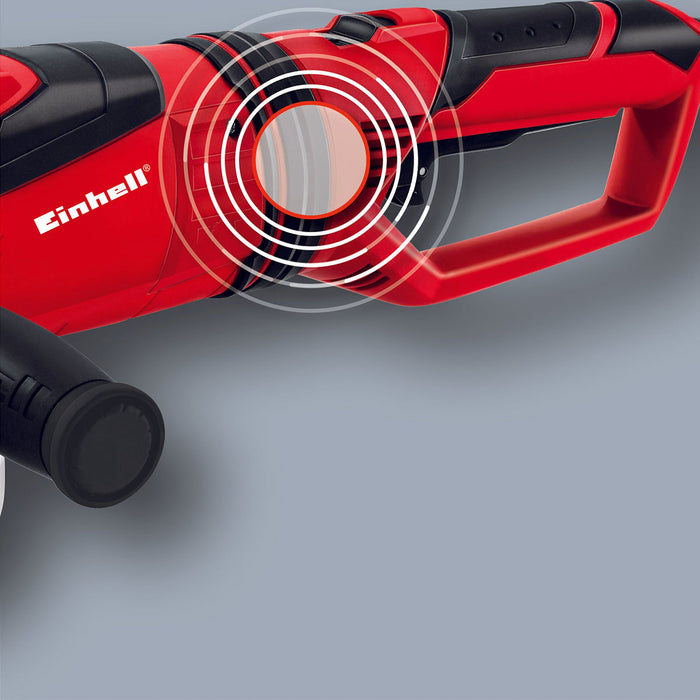 Pulidora 7" 2.300 watts  8600 rpm sistema protección antipolvo interno mango intercambiable 3 posiciones marca Einhell