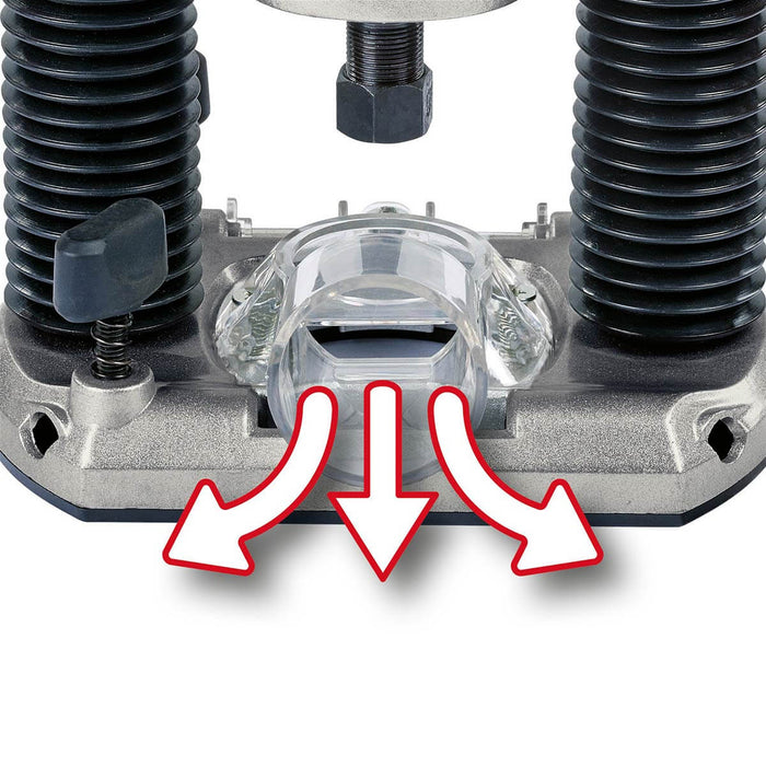 Ruteadora eléctrica 1.100 watts collet 1/4 marca Einhell