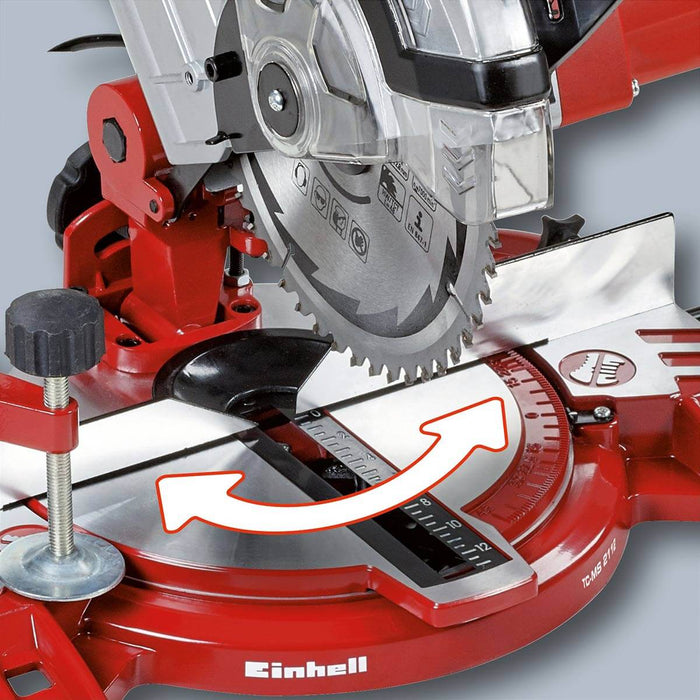 Sierra acolilladora 8"   1400 watts   5.000 rpm marca Einhell