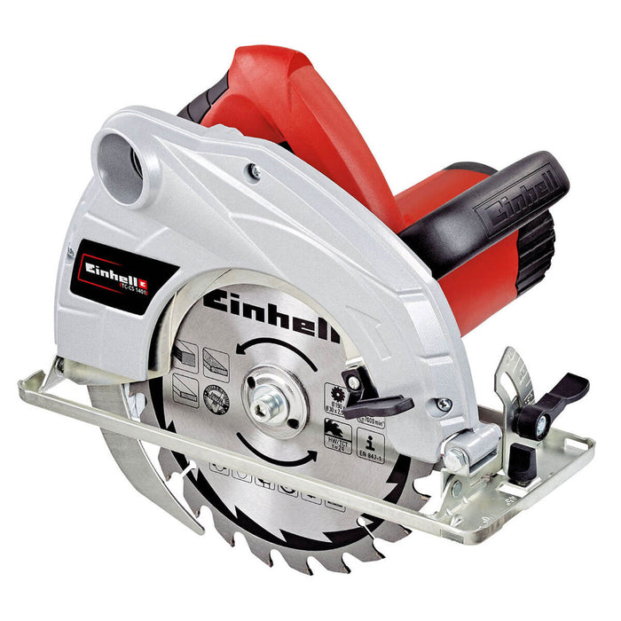 Sierra circular 7-1/4"   1.400 watts marca Einhell