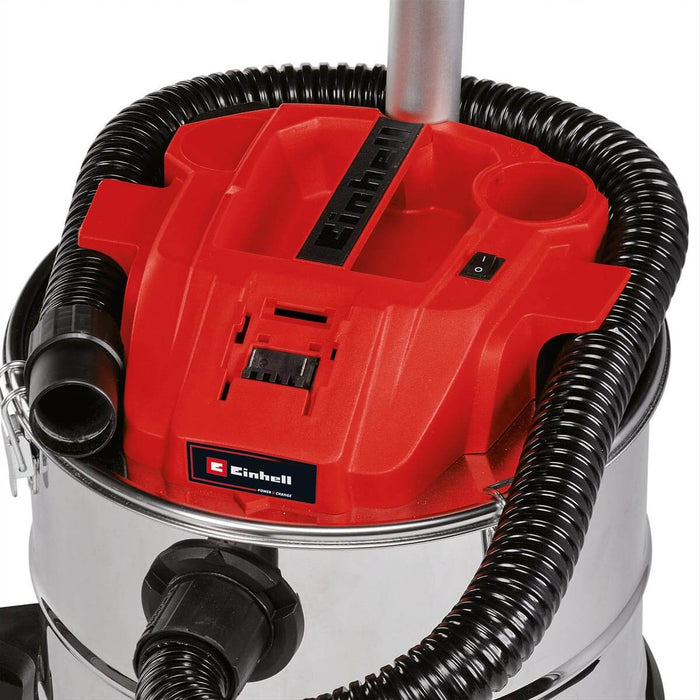 Aspiradora 15 L de cenizas  inalámbrica 18 V + batería (4.0 ah) + cargador marca Einhell