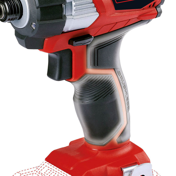 Atornillador impacto 1/4" inalámbrico brushless 18 V + batería (4.0 ah) + cargador marca Einhell