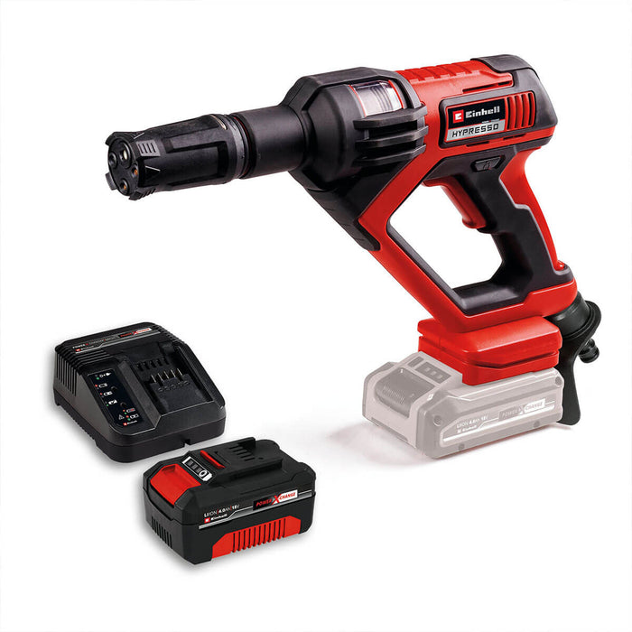 Hidrolavadora inalámbrica 18 V + batería (4.0 ah) + cargador marca Einhell