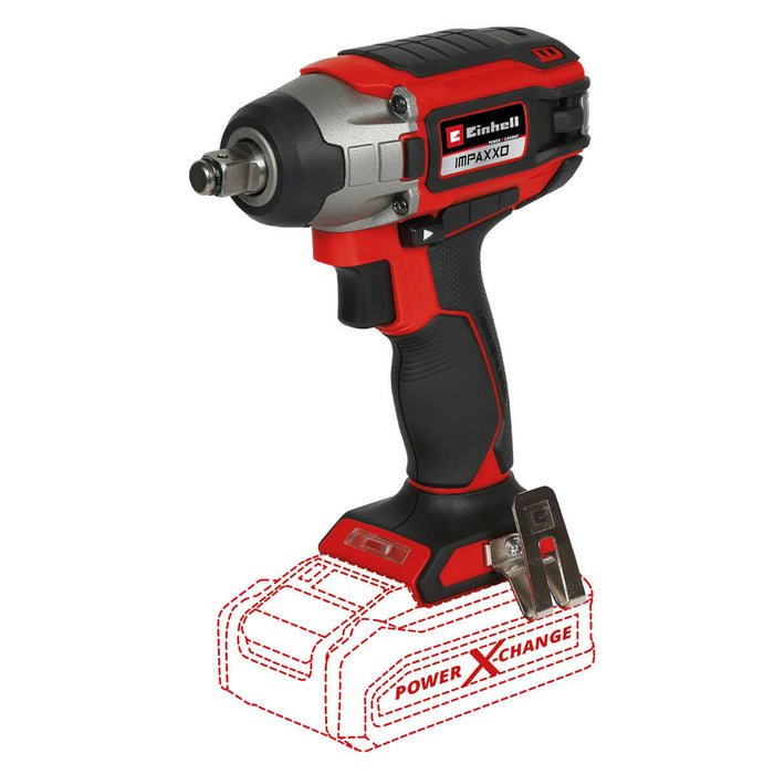 Llave de impacto inalámbrica brushless 18 V + batería (4.0 ah) + cargador  marca Einhell