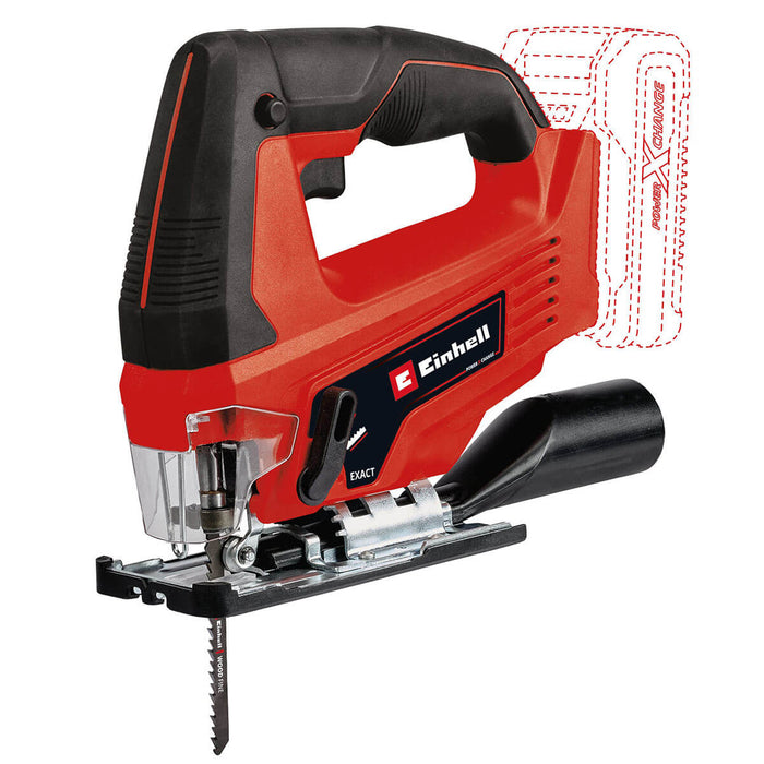 Sierra caladora inalámbrica 18 V + batería (4.0 ah) + cargador marca Einhell