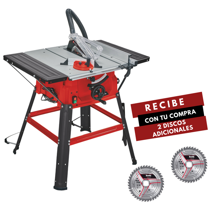 Sierra de mesa 10" 2.000 watts marca Einhell