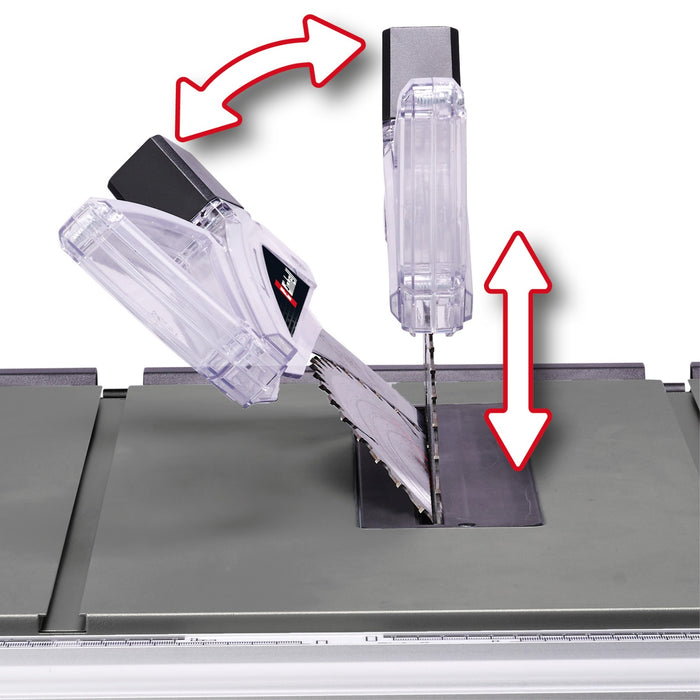 Sierra de mesa 10" escualizable marca Einhell