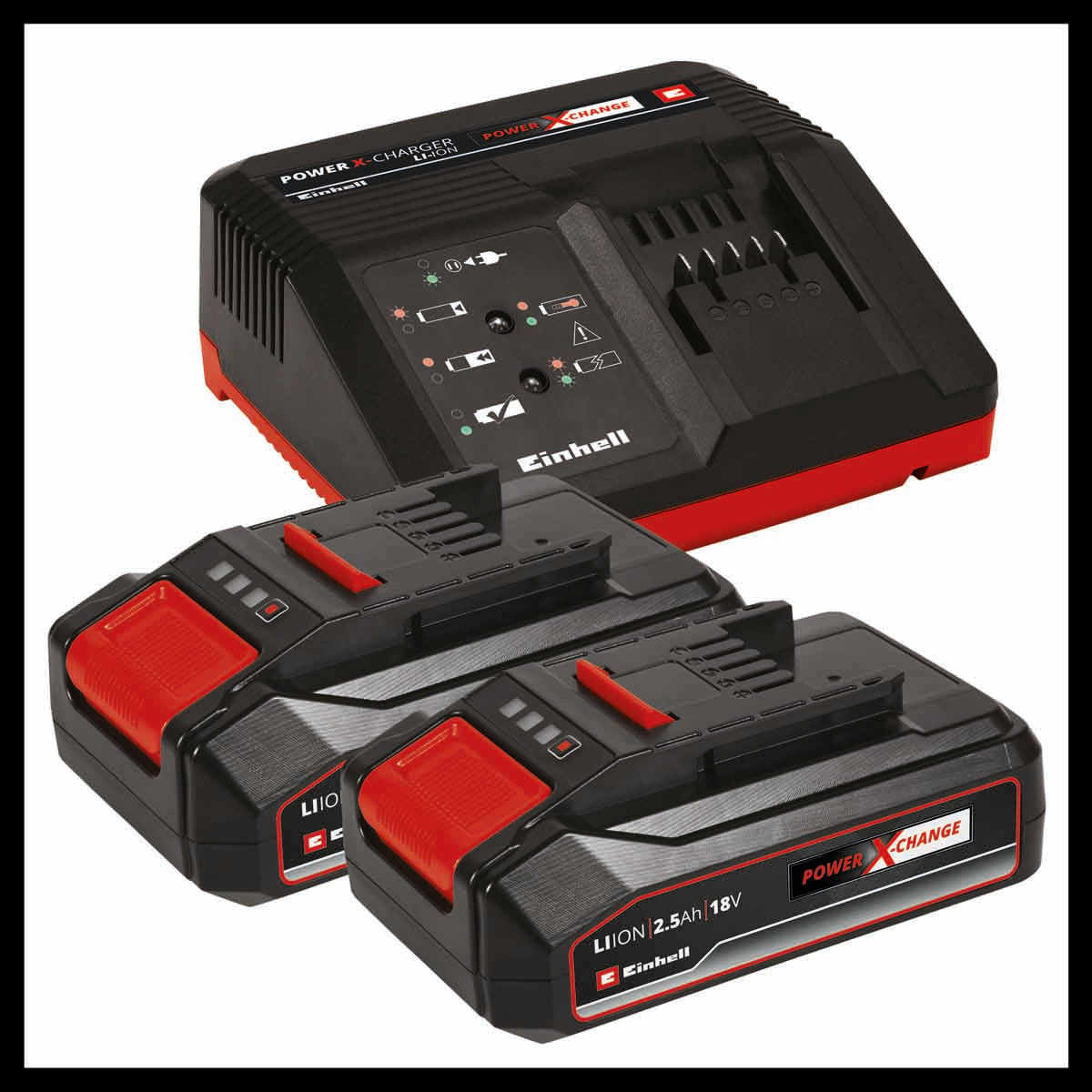 Taladro percutor de 1/2 + Atornillador de Impacto 18 V Brushless marca Einhell