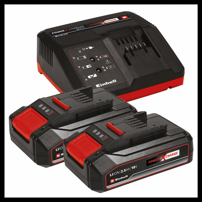 Taladro percutor de 1/2 + Atornillador de Impacto 18 V Brushless marca Einhell