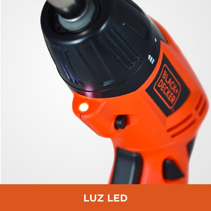 herramientas electricas e inalambricas atornillador inalambrico de 48v 2 posiciones 15 puntas black and decker kc4815 b3 kc4815 b3 madecentro