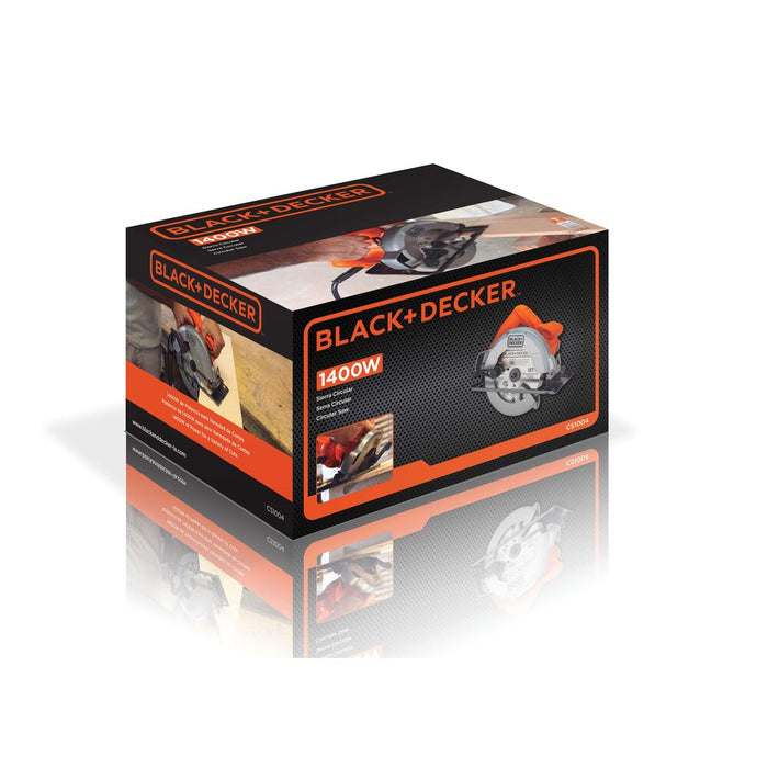 herramientas electricas e inalambricas sierra circular 1400w disco 7 14 black and decker cs1004 b3 cs1004 b3 madecentro