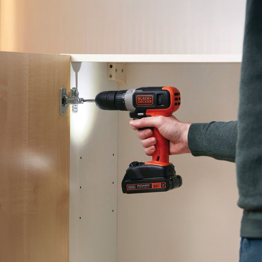herramientas electricas e inalambricas taladroatornillador inalambrico de 20v ion litio black and decker bcd702c1 b3 bcd702c1 b3 madecentro