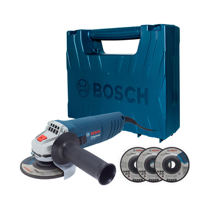 herramientas electricas inalambricas mini pulidora 4 1 2 bosch gws 850 110v 5 8 3discos maletin 06013775gd mp madecentro