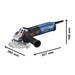 herramientas electricas inalambricas pulidora 5 bosch gws 17 125 s 1700w 8500 rpm 06017d03g0 mp madecentro