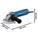 herramientas electricas inalambricas pulidora bosch gws 12 125 s 06013a60g1 mp madecentro