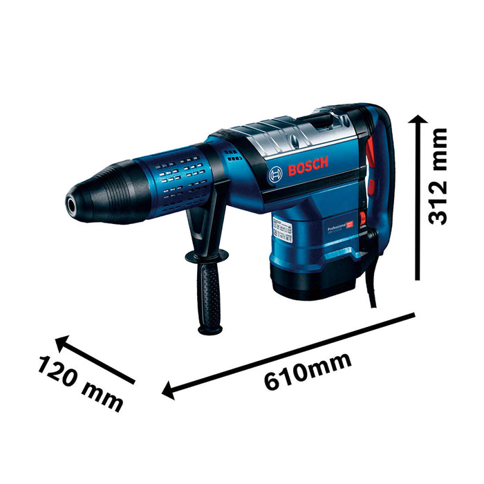 herramientas electricas inalambricas rotomartillo bosch gbh 12 52 dv 1700w 19j 110v 06112660g0 mp madecentro