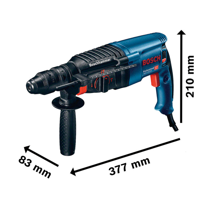 herramientas electricas inalambricas rotomartillo bosch gbh 2 26 dre 110v 0611253734 mp madecentro