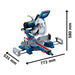 herramientas electricas inalambricas sierra ingleteadora telescopica 10 1800w 4800 rpm gcm 254 d 0601b530g0 mp madecentro