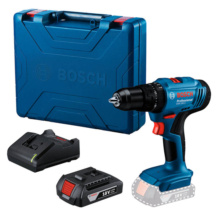 herramientas electricas inalambricas taladro percutor atornillador inalambrico 18v gsb 183 li 1 bateria 06019k91g1 mp madecentro