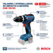 herramientas electricas inalambricas taladro percutor inalambrico gsb 18v 65 2 bat 1 cargador 06019n31g0 mp madecentro