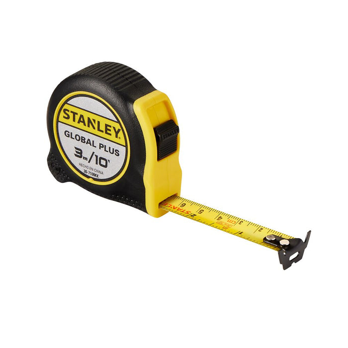 herramientas manuales cinta metrica global plus 3 m stanley stan 088 mp madecentro