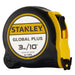 herramientas manuales cinta metrica global plus 3 m stanley stan 088 mp madecentro