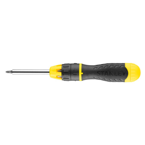herramientas manuales destornillador ratchet con 10 puntas stanley stan 058 mp madecentro