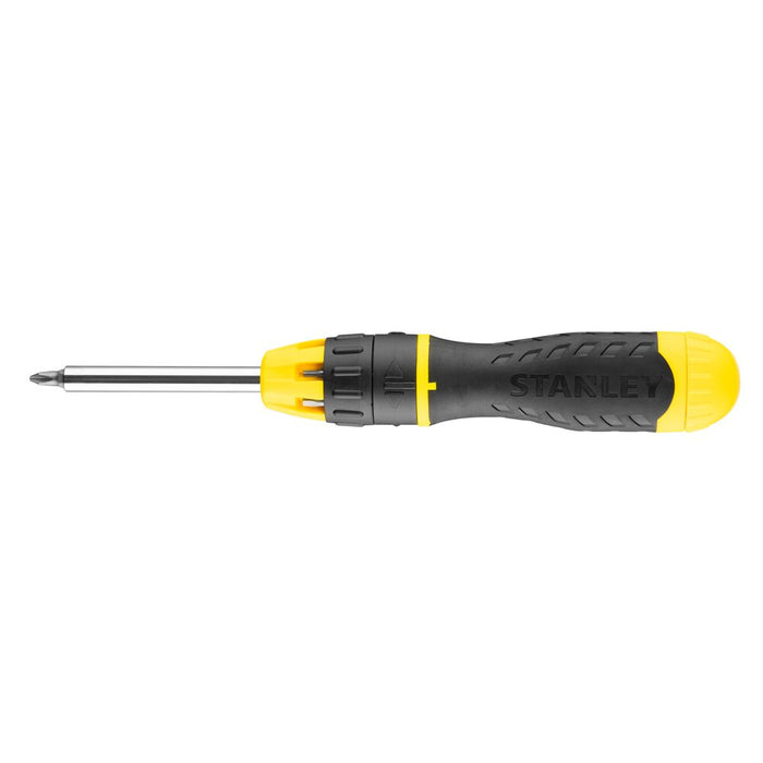 herramientas manuales destornillador ratchet con 10 puntas stanley stan 058 mp madecentro