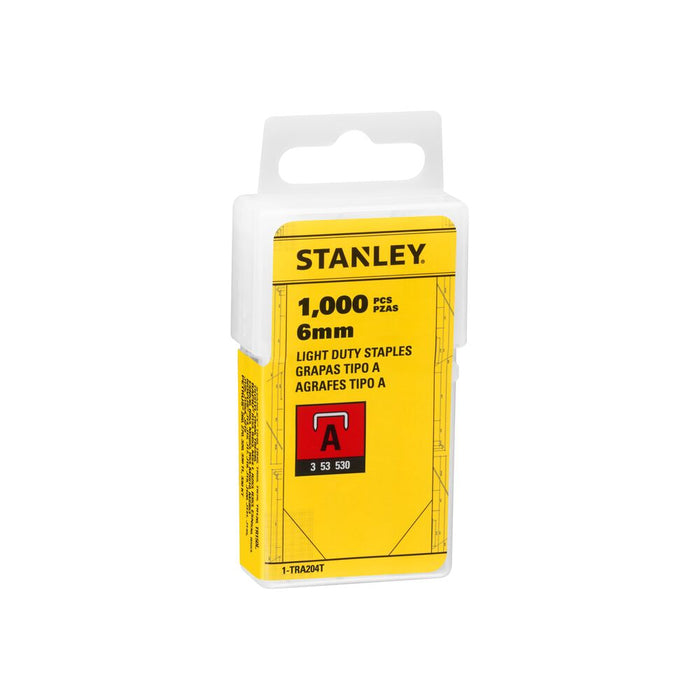 herramientas manuales grapas para trabajo liviano 1000 piezas stanley stan 065 mp madecentro