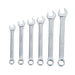 herramientas manuales juego de 6 llaves combinadas en pulgadas stanley stan 070 mp madecentro