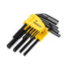herramientas manuales juego de llaves hexagonales metricas 10 piezas stanley stan 072 mp madecentro