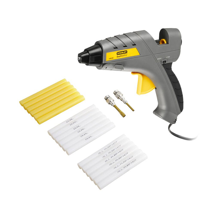 herramientas manuales mini pistola para silicona caliente 120v stanley stan 074 mp madecentro