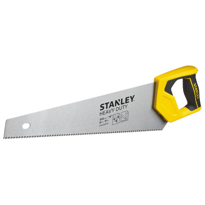 herramientas manuales serrucho carpintero bimaterial 18 uso pesado stanley stan 093 mp madecentro
