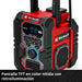 herramientaslectricas inalambricas altavoz bluetooth inalambrico radio 18vinhell te cr 18 liinhell 3407995 madecentro