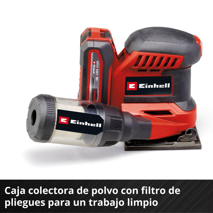 herramientaslectricas inalambricas lijadora orbital inalambrica 18v 3 placasinhell te os18113inhell 4460730 madecentro