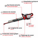 herramientaslectricas inalambricas motosierra inalambricainhell ge lc 3635 li solo 36v 14"inhell 3410960 madecentro