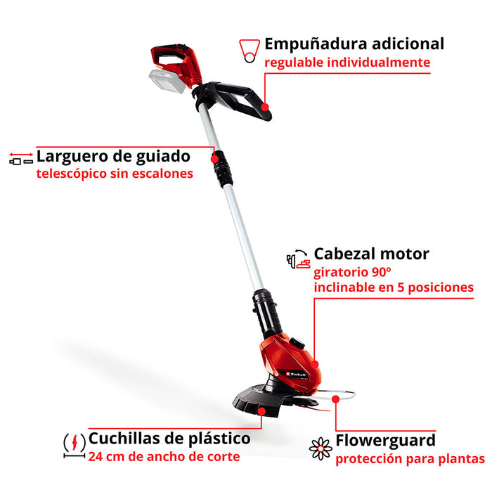 herramientaslectricas inalambricas orilladora inalambricainhell ge ct 18 liinhell 3411172 madecentro