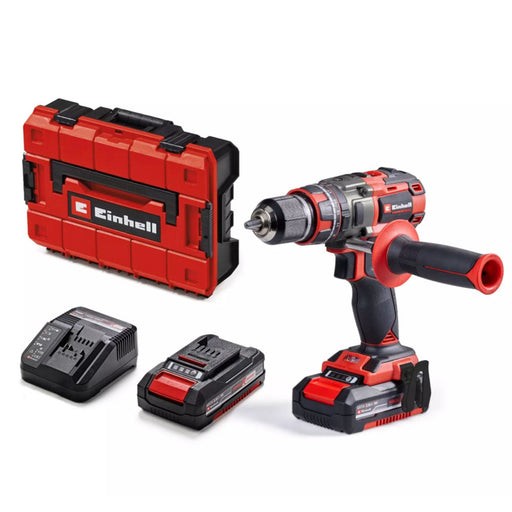 herramientaslectricas inalambricas taladro percutor brushless 18vinhell kit 2 bat stuche rigidoinhell 4514309 madecentro
