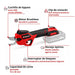 herramientaslectricas inalambricas tijera de podar inalambricainhell gp ls 1828 li bl solo brushless 18vinhell 3408320 madecentro