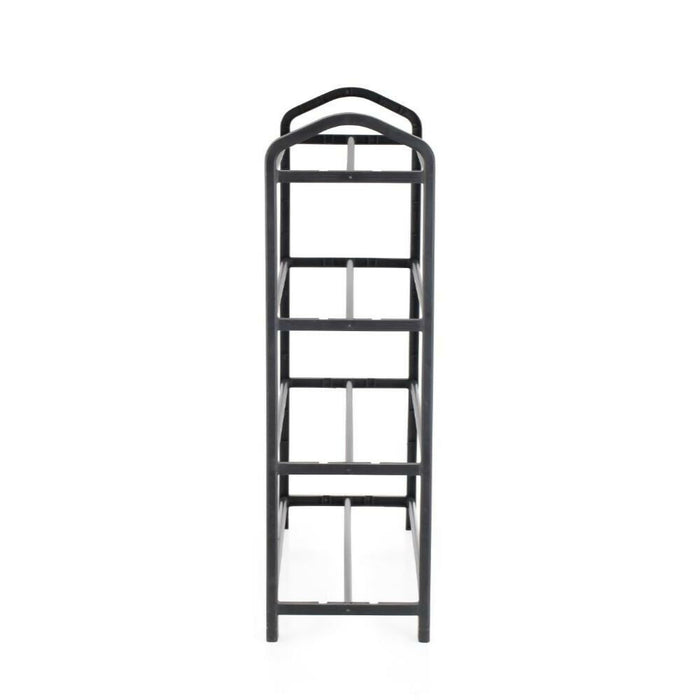 Zapatero Organizador Tody, Negro, de 4 Niveles con Amplio Espacio para 8 Pares