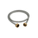 hogar accesorios bano acople flexo metalico 12 12 120 cm pmo 002 mp madecentro
