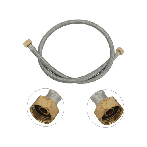hogar accesorios bano acople flexo metalico 12 12 120 cm pmo 002 mp madecentro