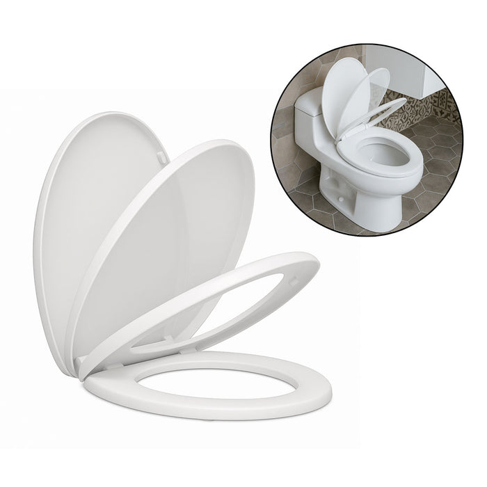 hogar accesorios bano asiento sanitario redondo caida lenta lujo universal pmo 004 mp madecentro