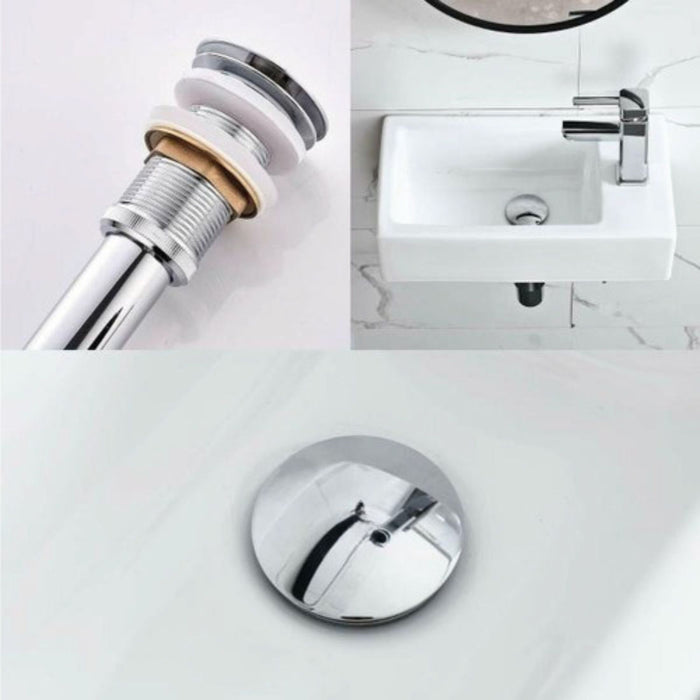 hogar accesorios bano desague lujo tipo push lavamanos 1 pmo 010 mp madecentro