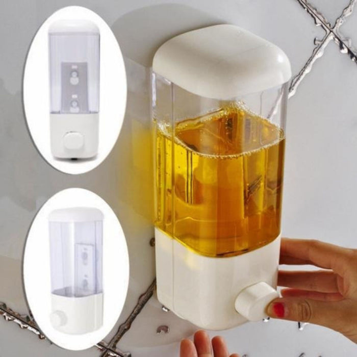 hogar accesorios bano dispensador jabon liquido push cierre hermetico pmo 014 mp madecentro