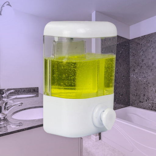 hogar accesorios bano dispensador jabon liquido sistema anti goteo 500 ml pmo 016 mp d006 madecentro