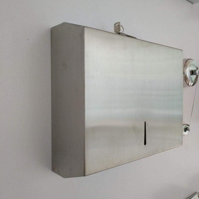 hogar accesorios bano dispensador toallas papel acero inoxidable pmo 017 mp madecentro